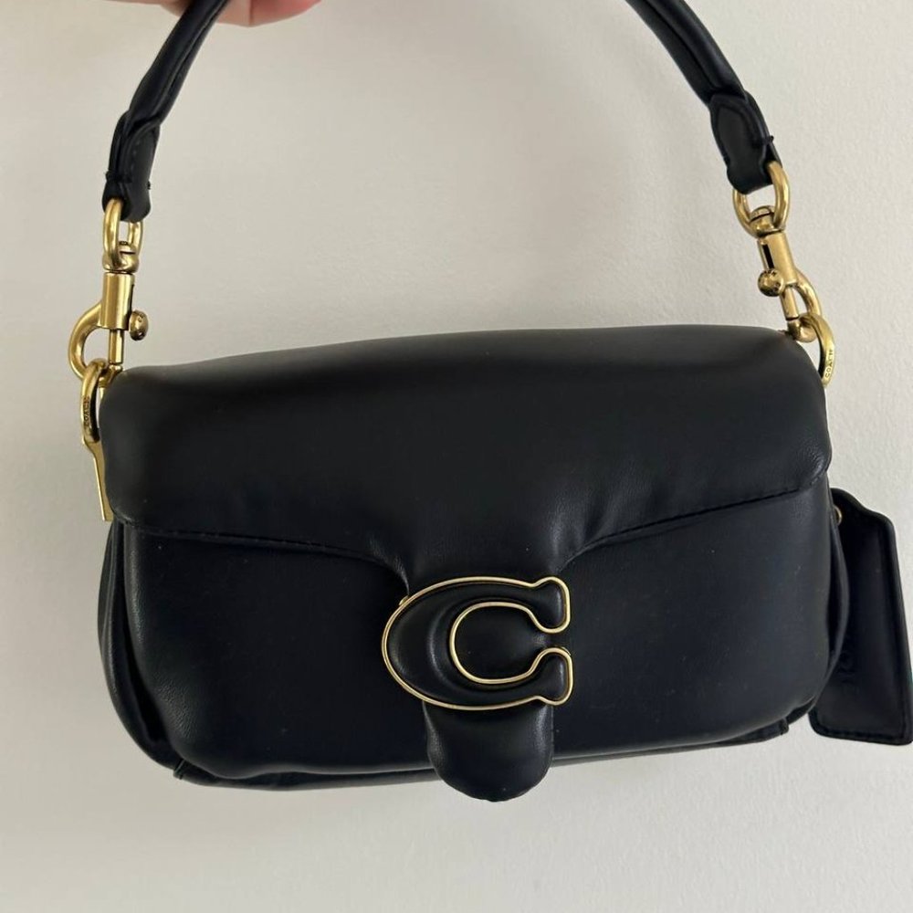 Coach tabby pillow small crossbody bag black